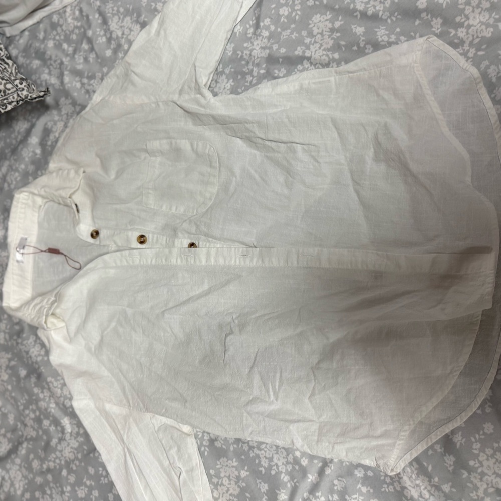 Classic White Button Down Shirt